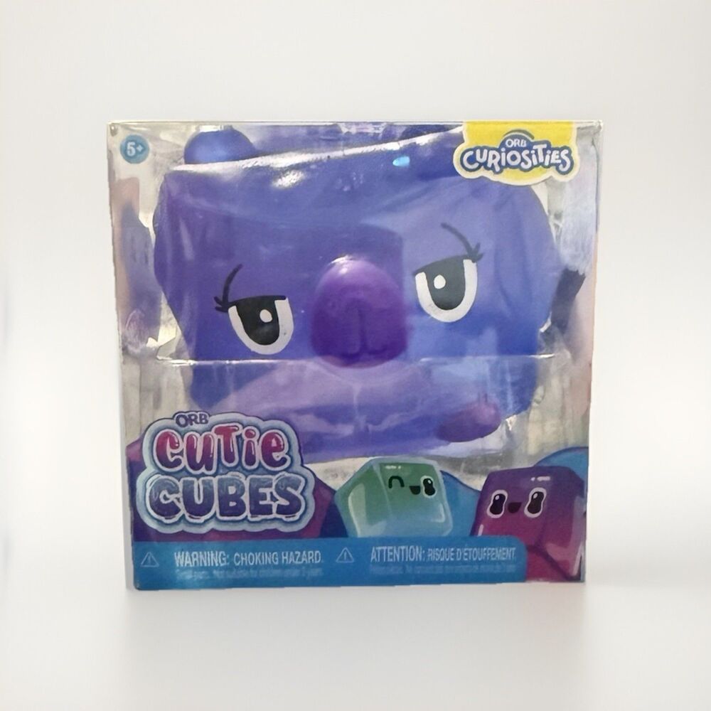 Orb Toys Orb Curiosities Cutie Cubes Squeezy Stress Relief toy Purple